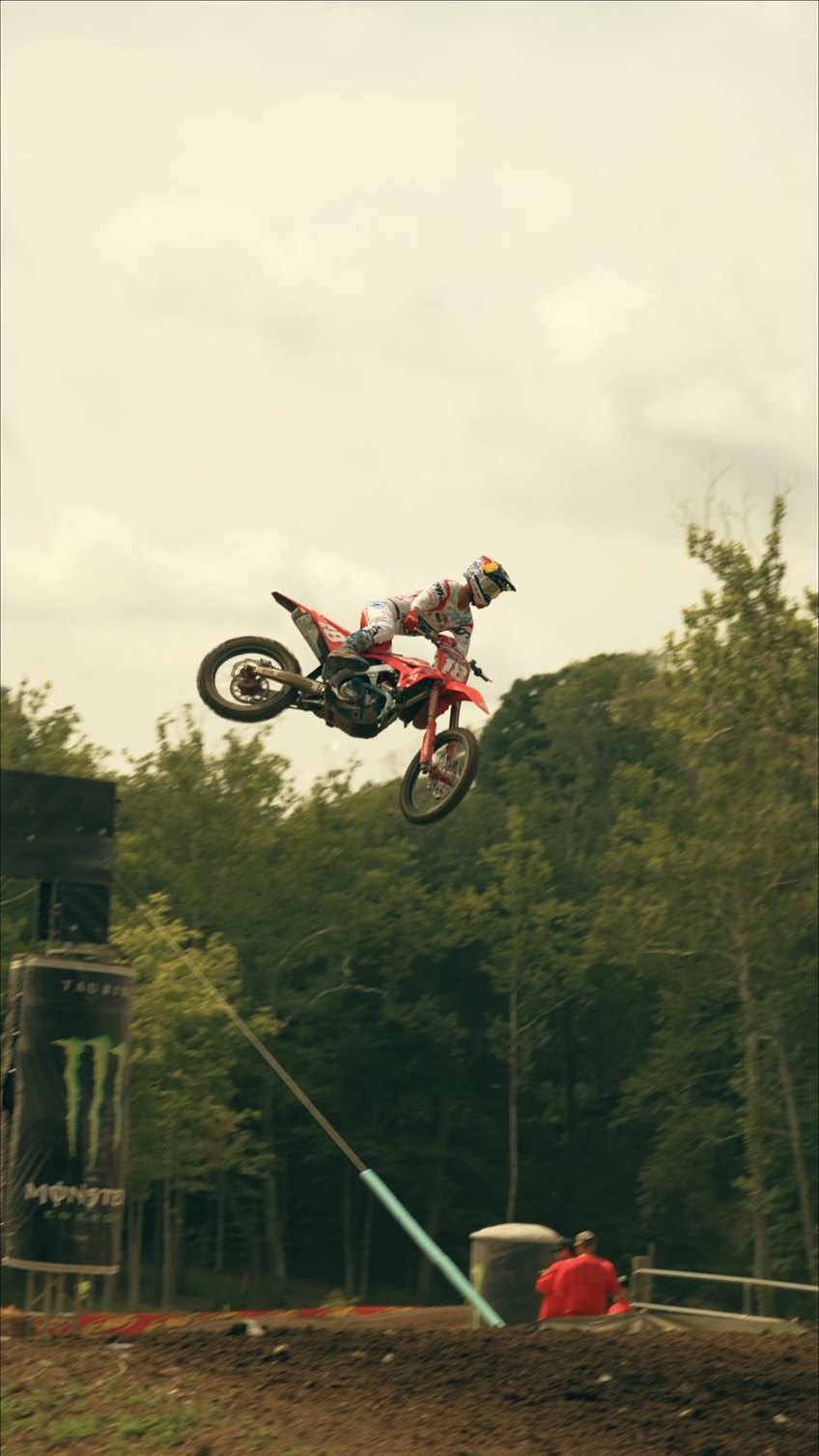 Where it started — filming professional motocross.